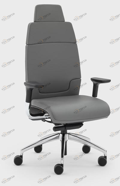 Viganò Кожаное офисное кресло на эстакаде с подлокотниками Madam office sun-id-1428365