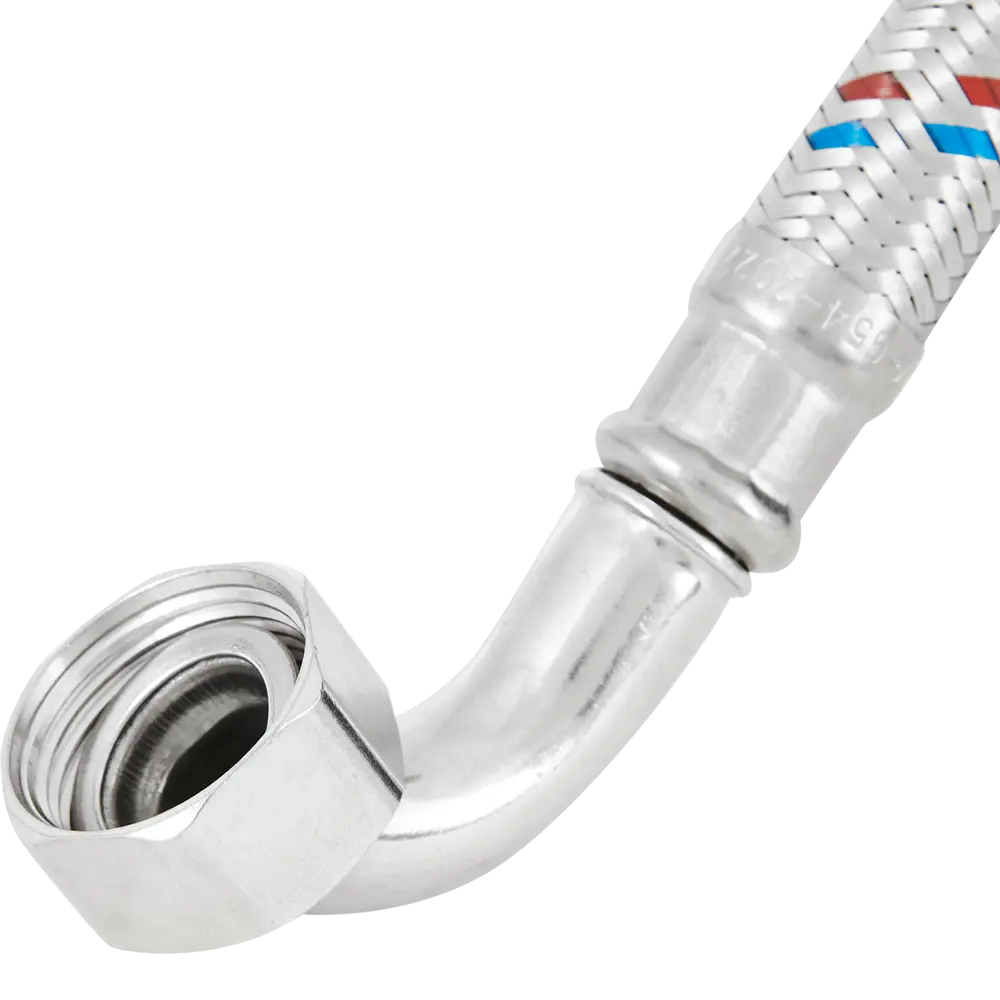 Гибкая подводка для воды ДТРД 3/4" гайка угловая - гайка 300 см STLM-2127840 - Вид №3