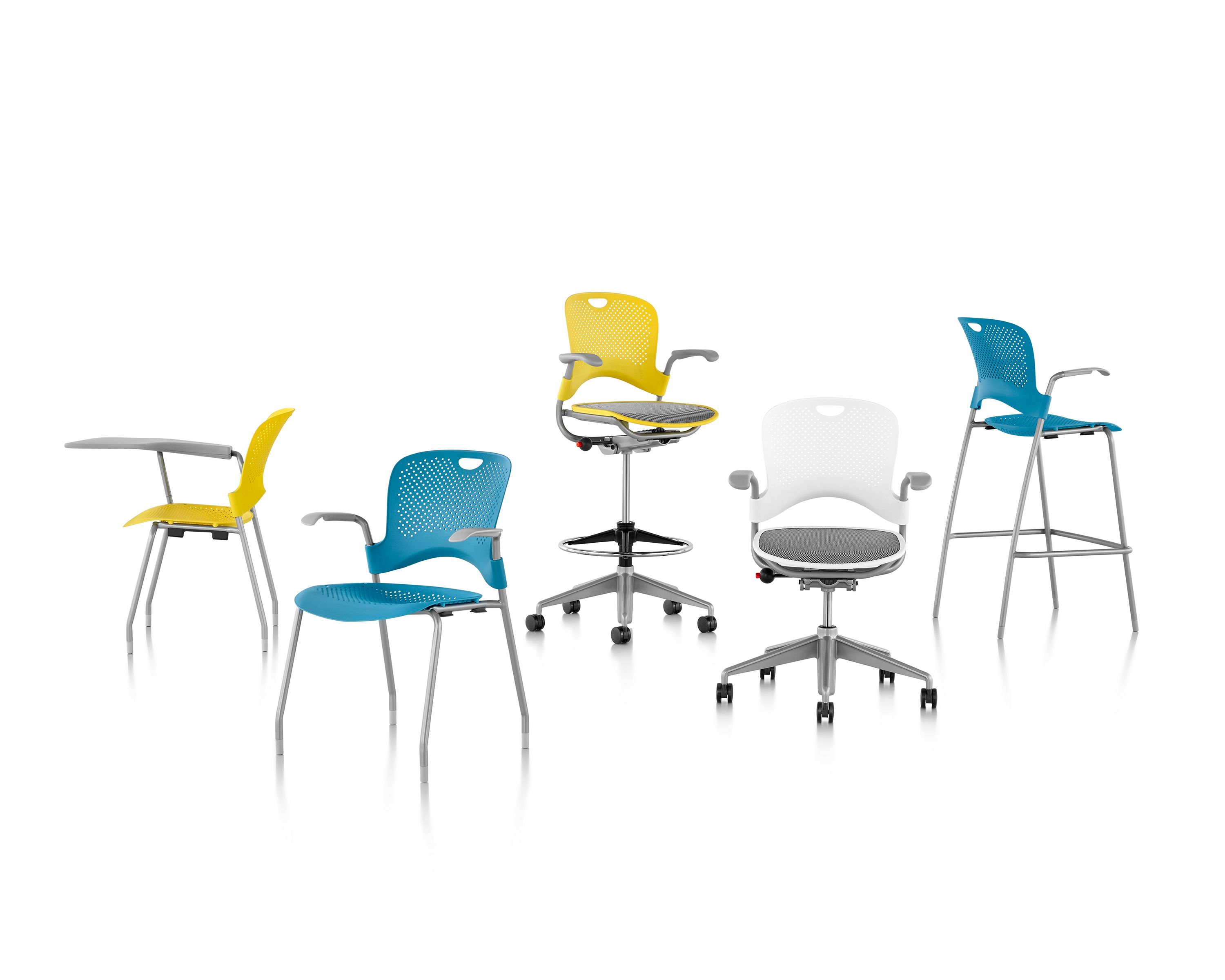 Офисное кресло Nylon® с подлокотниками с 5 спицами Herman Miller Caper ARCH-00012953 - Вид №3