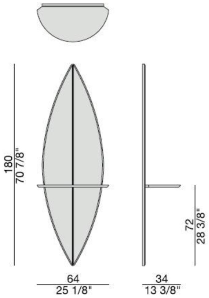 Porada Зеркало с полкой Iron sun-id-1465434 - Вид №1