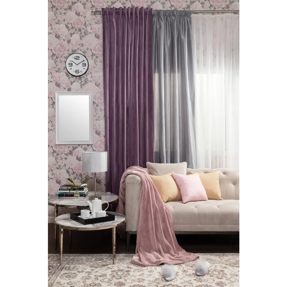 Штора на ленте «Дюббо» 200х280 см цвет сиреневый 18690476 STLM-2149771 INSPIRE  - Вид №7