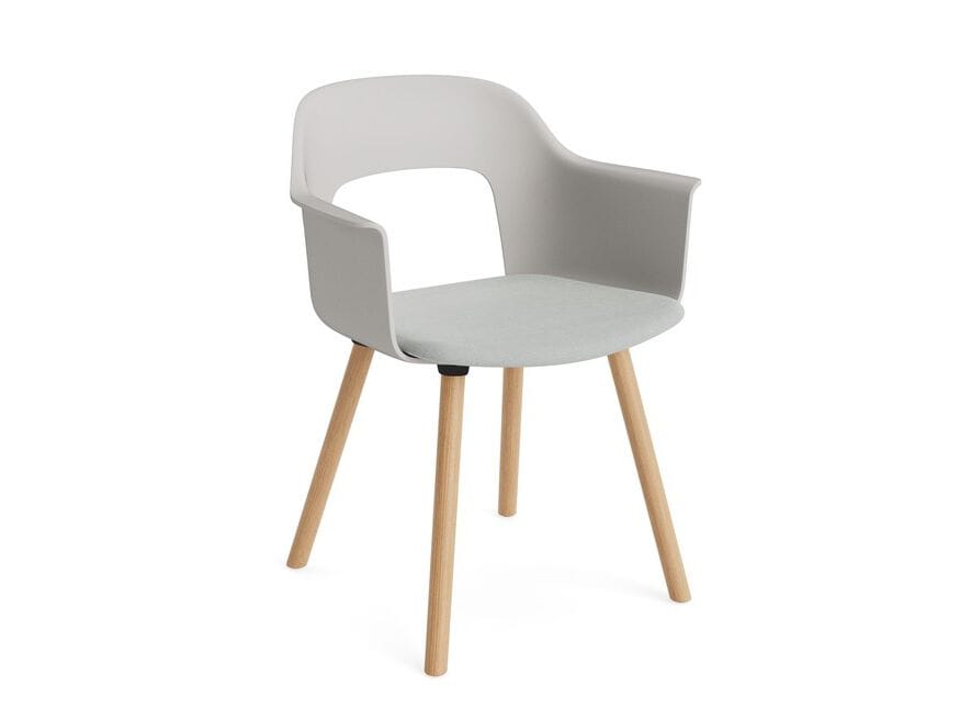 Стул с мягким сиденьем с подлокотниками Hay макет ARCH-00123440 - Вид №18