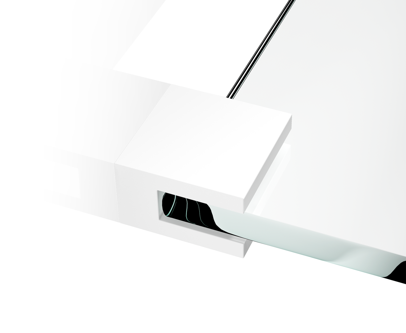 ДЕРЖАТЕЛИ ДЛЯ СТЕКЛЯННОЙ ПОЛКИ CO GKH DECOR WALTHER Хром 561200 CORNER - Вид №4