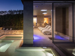 Квадратная душевая головка из нержавеющей стали с хромотерапией