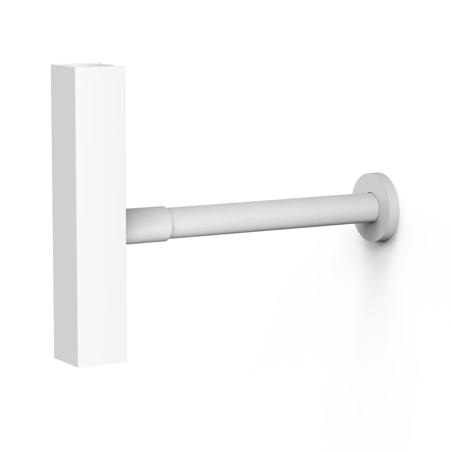 Квадратный телескопический и проверяемый сливной люк с юбкой для умывальника-10710342BM TRES Drain