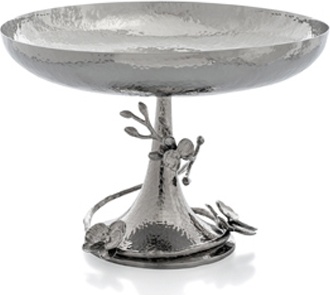 10583977 Michael Aram Чаша на ножке Michael Aram Белая орхидея 29см, сталь нержавеющая Сталь нержавеющая 