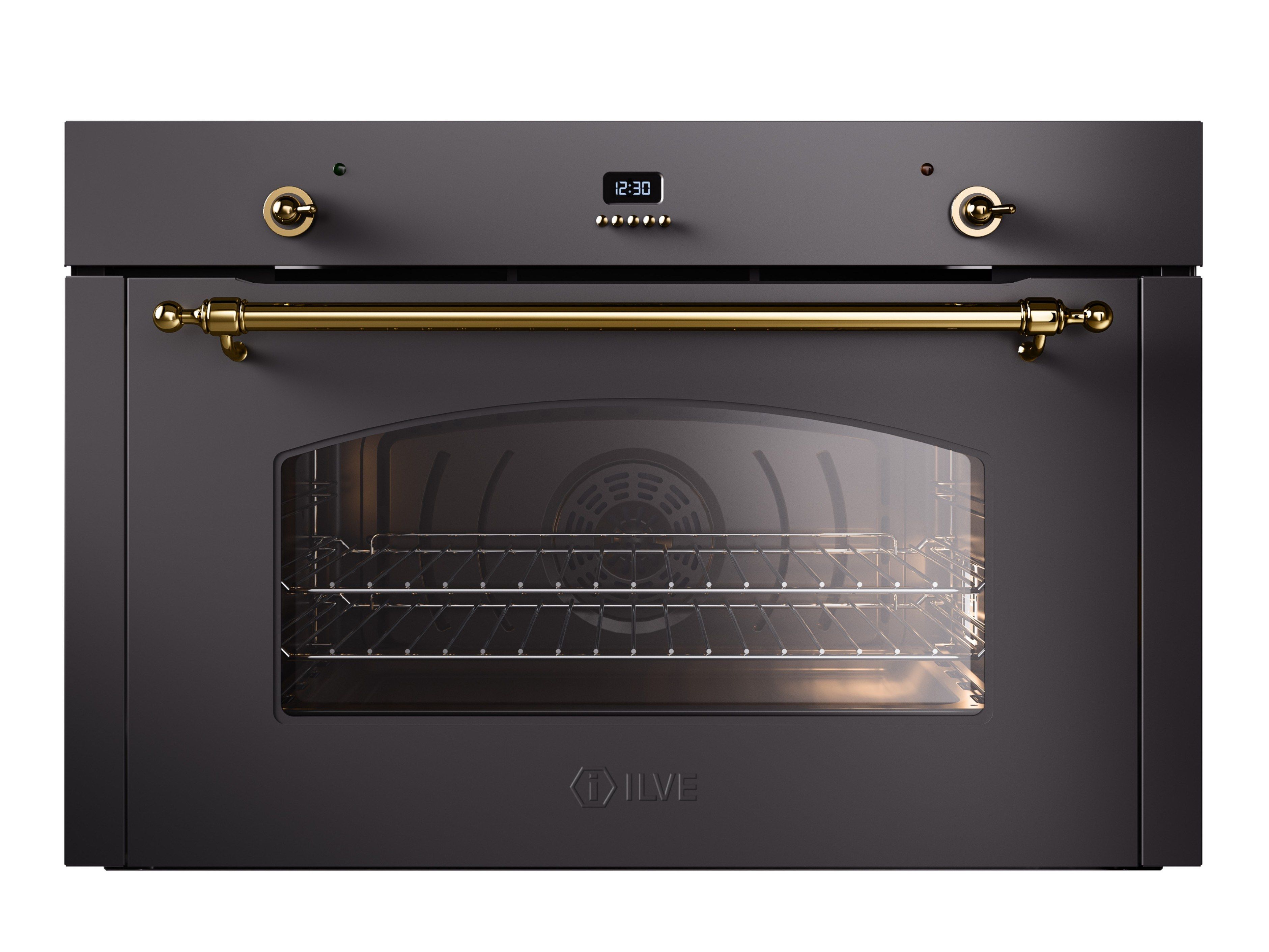 Многофункциональная встраиваемая печь из нержавеющей стали Ilve Nostalgie ARCH-00047079