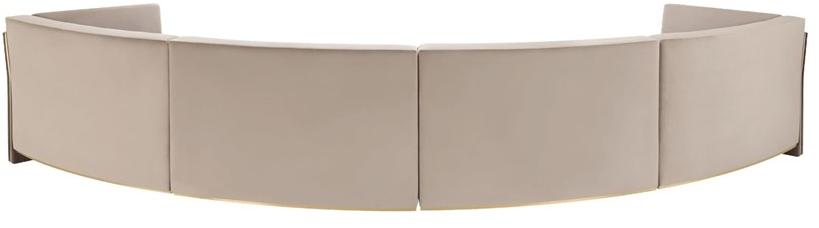 FRATO Изогнутый бархатный диван Udaipur Fup220028aaa  - Вид №2