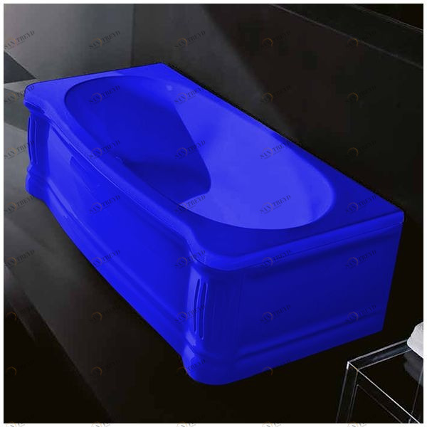 Ванна Gruppo treesse New Classic VTL-V6770-SX-SI синяя прямоугольная левая VTLV6770SXSI