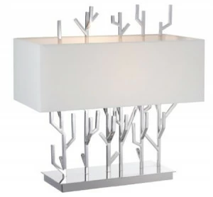 Настольная лампа Carrock от RVAstley 50070 RVASTLEY ИНТЕРЬЕРНЫЕ, ФЛОРИСТИКА 062130 Белый;хром