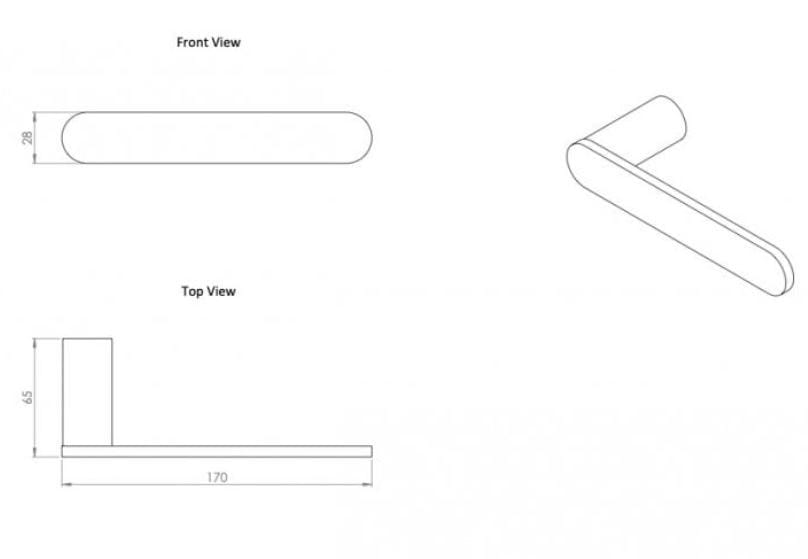 Держатель рулона из нержавеющей стали LUSSO Mia ARCH-00089982 - Вид №2