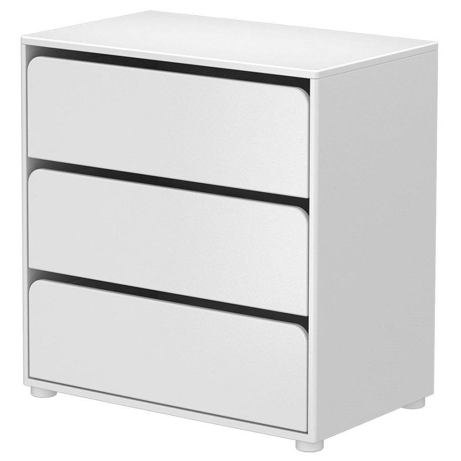 Комод Flexa с 3 ящиками, белый 812530140 - Вид №1