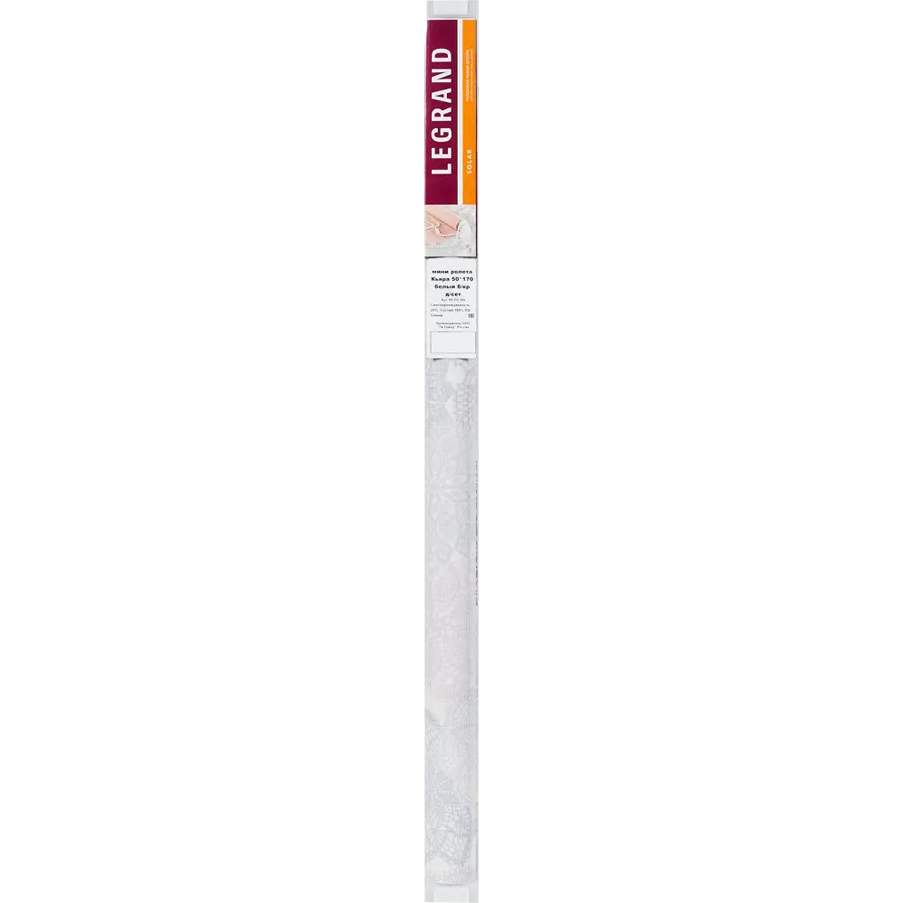 Штора рулонная Legrand Кьяра 60x170 см цвет белый DOMLEGRAND STLM-2163845 - Вид №5