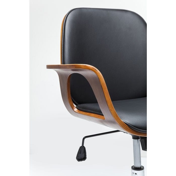 5 спиц подлокотник поворотный операционный офисный стул KARE Design PATRON WALNUT ARCH-00106420 - Вид №7