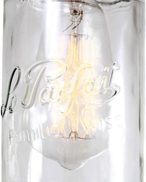 Mullan Lighting Подвесной светильник из стекла ручной работы Jam jar Mlf182  - Вид №3