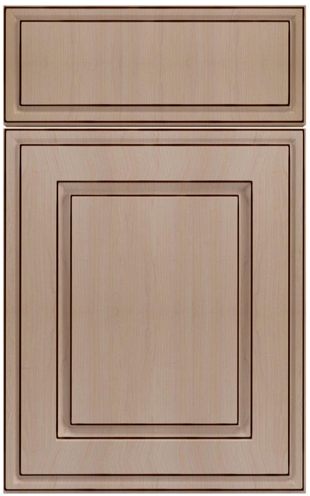 Фасады для кухни Патина Фрезеровка «Бостон» Береза розовая №64 SIST2195-41 SIDAK