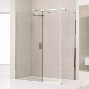 Novellini. Душевой уголок 140x90 см H+H с хромированным профилем LUNES