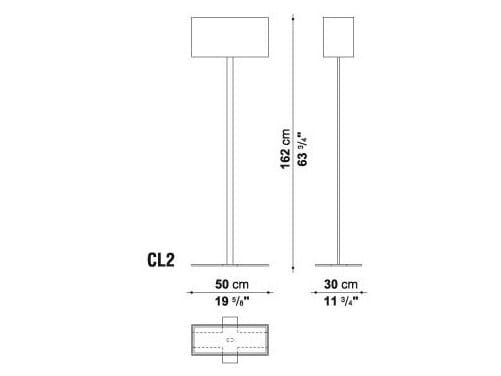 Напольная лампа с тканевым абажуром Maxalto Leukon ARCH-00071378 - Вид №6