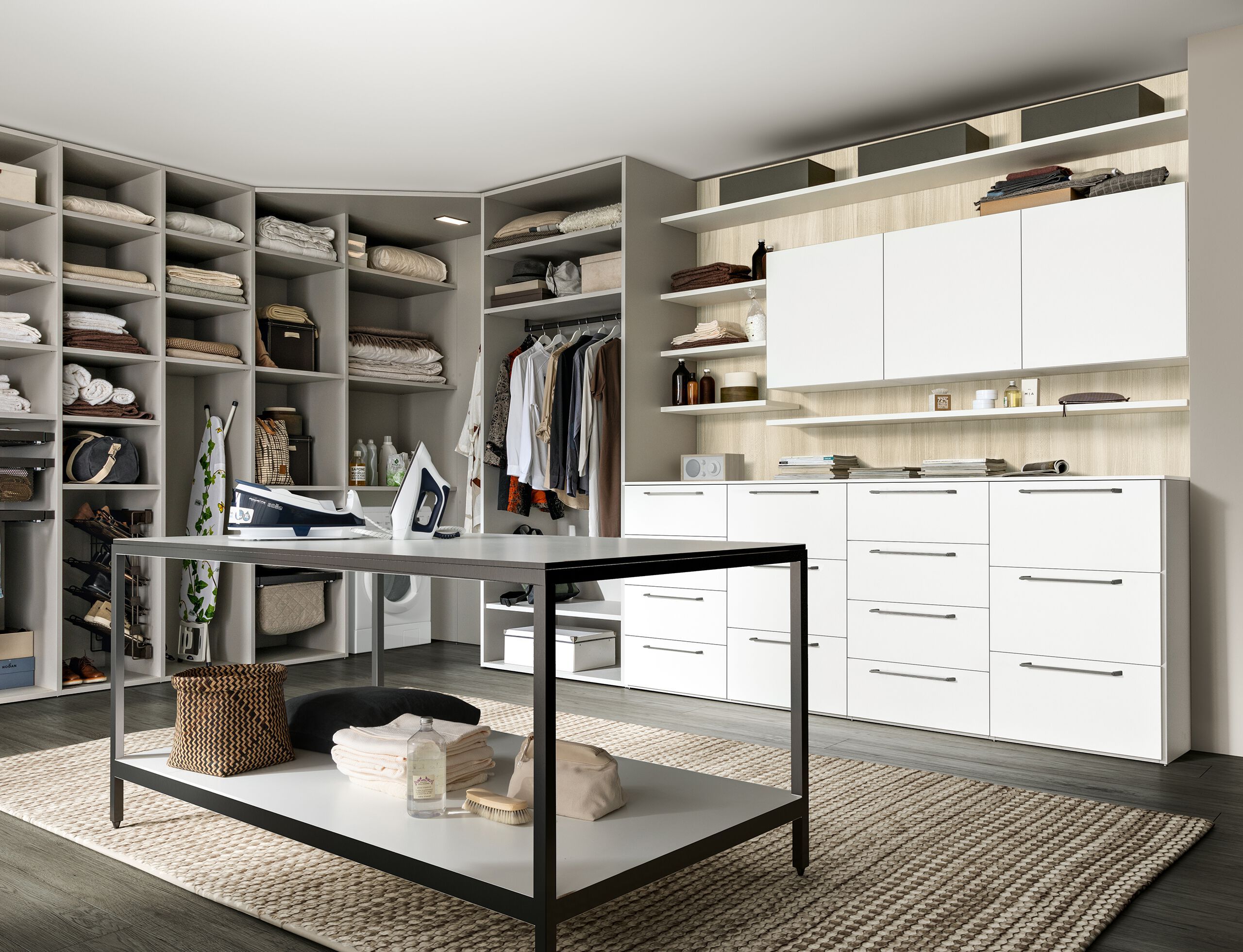 Шкаф для белья с распашными дверцами и ящиками Adok Intermezzo ARCH-00026938 - Вид №1