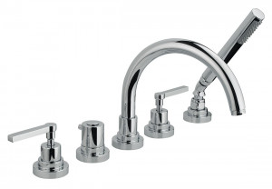 2214 ** 29 Смеситель для ванны краевой с 5 отверстиями Nicolazzi Series Mac Kinley 05
