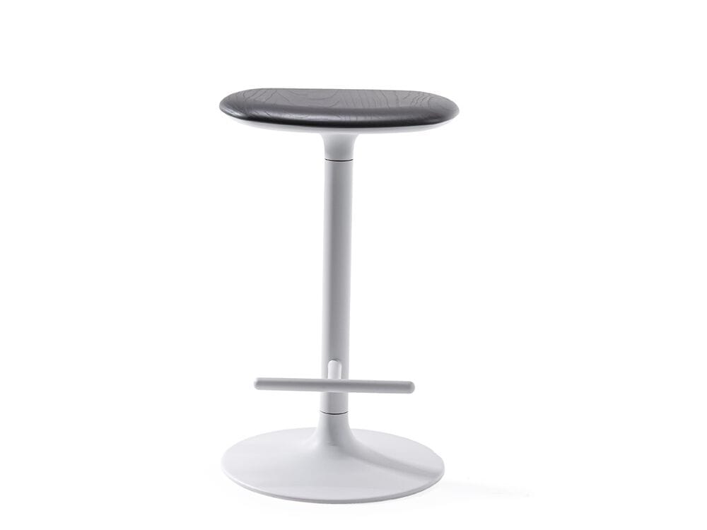 Высокий стул из стали и дерева с подставкой для ног Infiniti Flink ARCH-00085465 - Вид №2