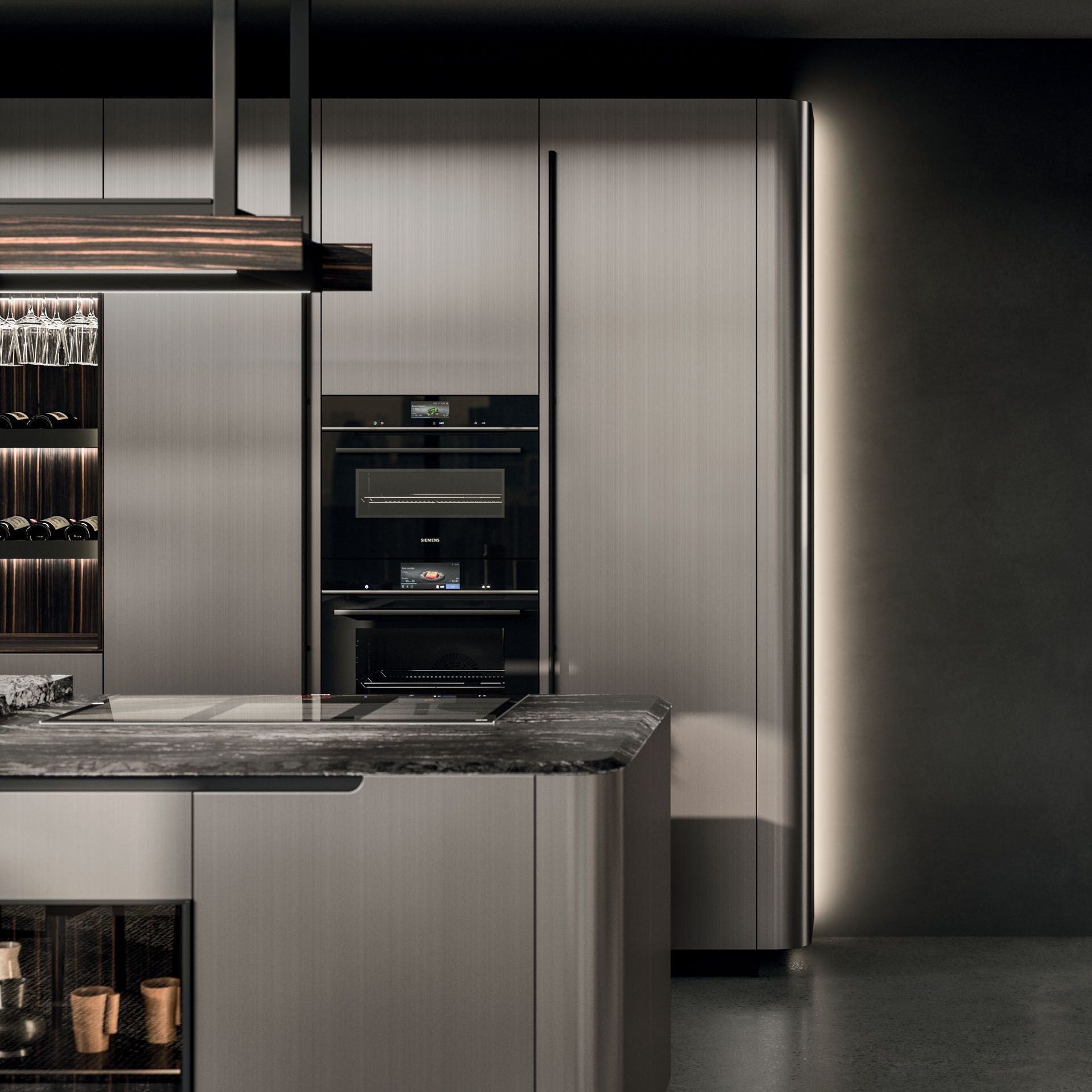 Встроенная кухня с островом Arrital Ak_Project ARCH-00142671 - Вид №7