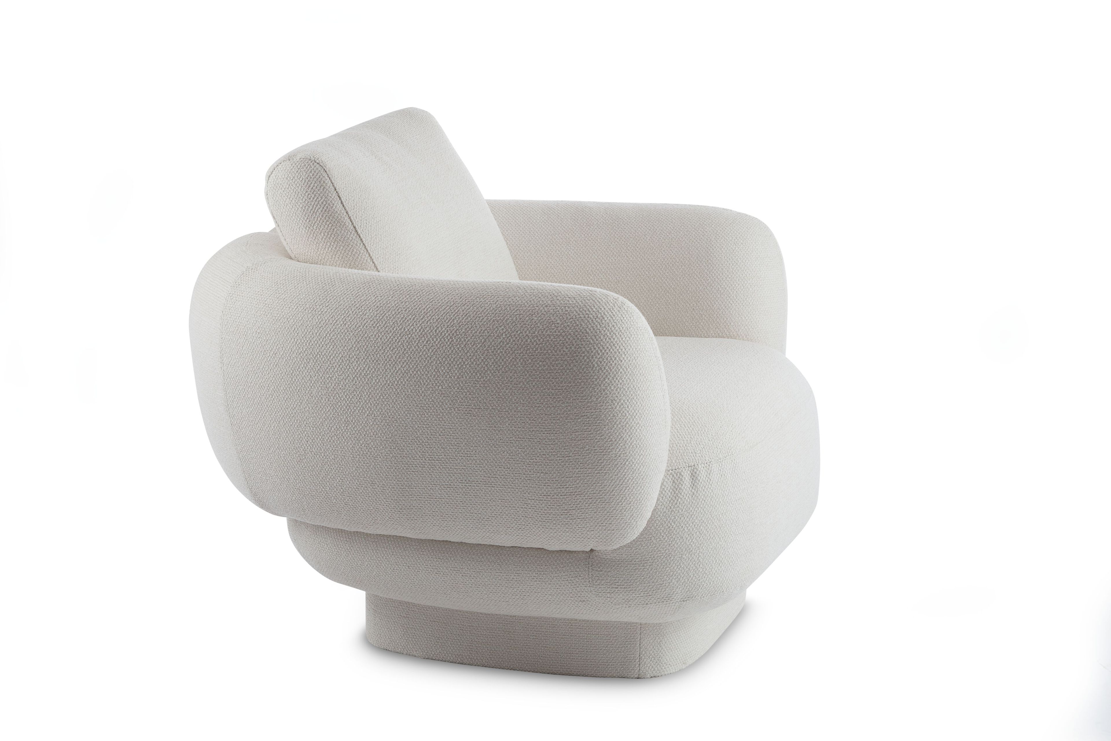 Тканевое вращающееся кресло Saba Italia Anam ARCH-00039868 - Вид №1