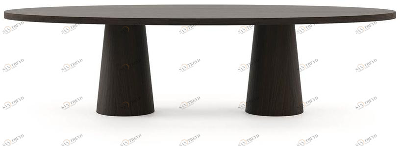 Laskasas Овальный обеденный стол из дерева Opium sun-id-1357263