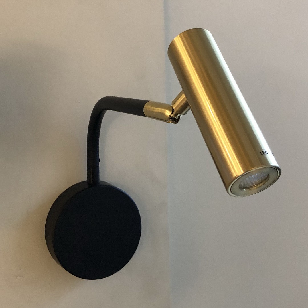 Aromas A1254 Matt Brass/matt black бра 121522 - Вид №1