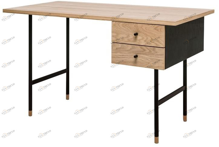 Woodman Прямоугольный письменный стол из фанерованной древесины Jugend 222209001162 