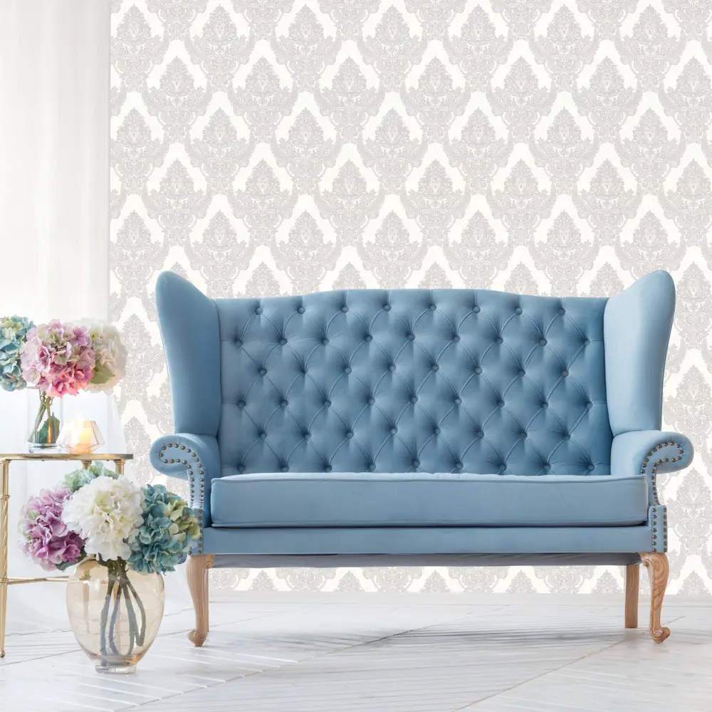 Обои флизелиновые Артекс Глория белые 1.06 м 10198-07 STLM-2191958 - Вид №3