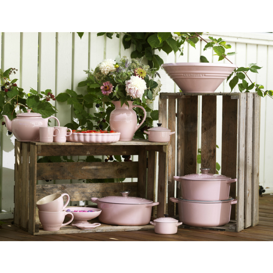 Кастрюля чугунная Le Creuset, Ø20 см, розовая 21177204014430 - Вид №1