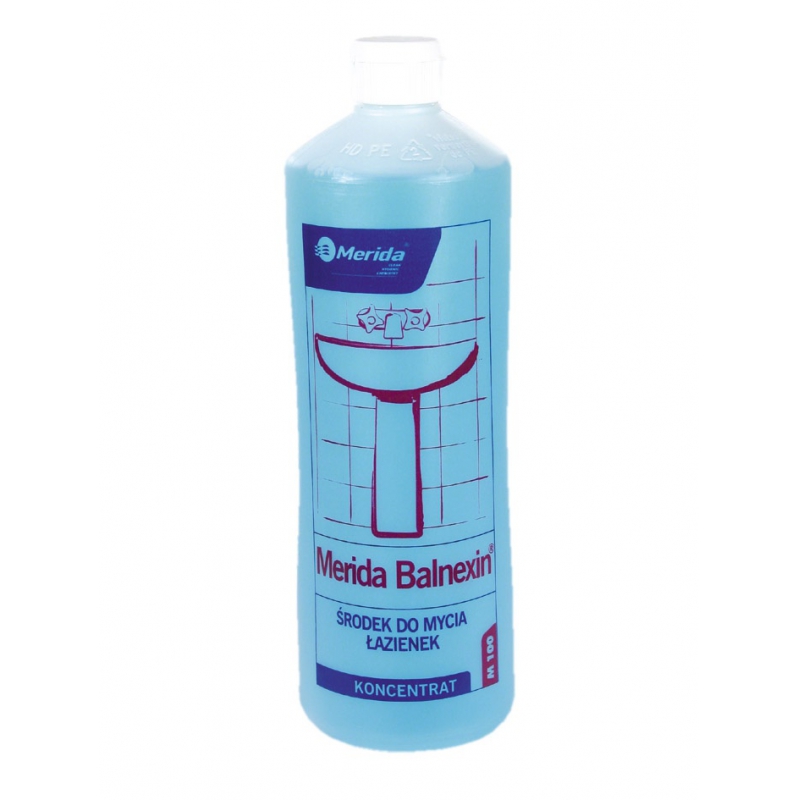 NML101 БАЛНЕКСИН ПЛЮС - щелочное средство для текущего ухода за ванными комнатами, флакон 1 л Merida  - Вид №1