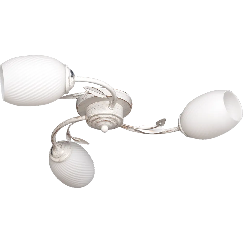 Люстра потолочная Escada Lily 1118, 3 лампы, 9 м², цвет белый STLM-2057834