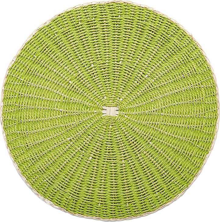 10623325 Harman Салфетка подстановочная круглая 38см "Пальмовый лист", зеленый Дерево 