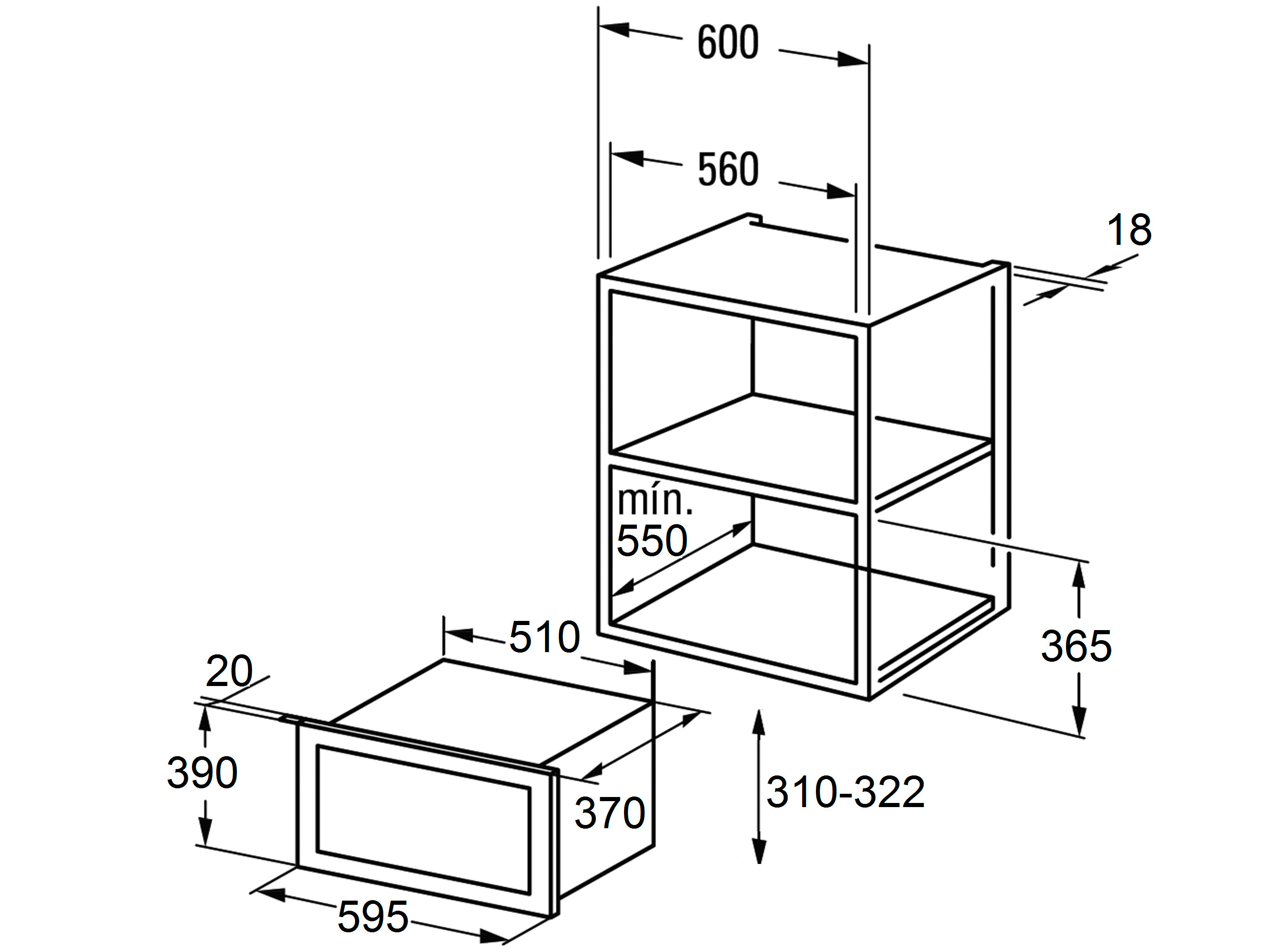 5311743 Встраиваемая микроволновая печь Cata MW BI2505DCG WH RU белый STDN-0062759 - Вид №10