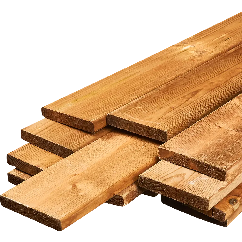 Планкен импрегнированный 20x120x2000 мм хвоя прямой с фаской угла РУСШПАЛА STLM-2046211 - Вид №1