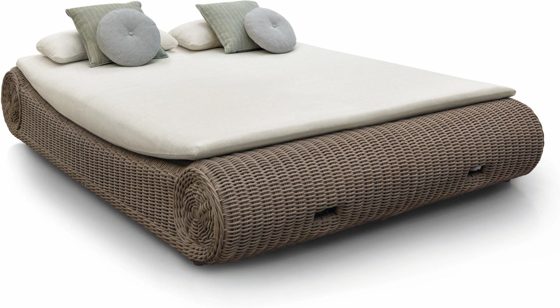 Лежак большой шнур 6мм старый серый Manutti River MNST885