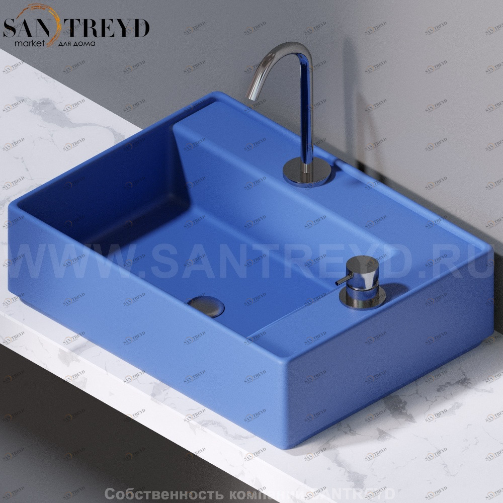 L640140 Накладная раковина на столешницу  прямоугольная A. e T. Italia Fly AeT ITALIA