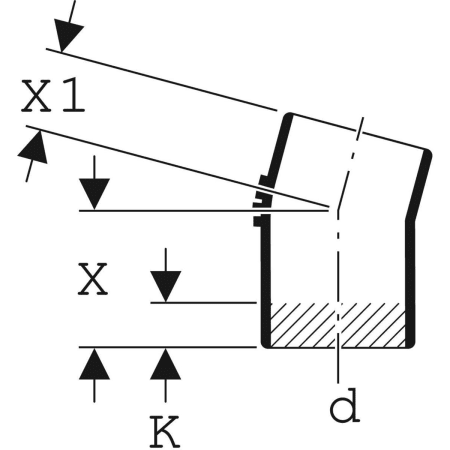 305.450.14.1 Отвод Geberit Silent-db20 Geberit  - Вид №9
