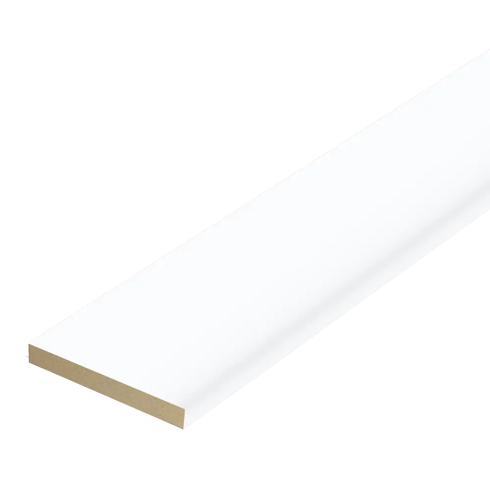Наличник 2200x70х10 мм финиш-бумага ламинация цвет белый VELLDORIS STLM-2149178