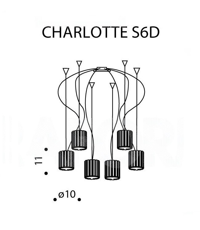 De Majo CHARLOTTE S6D подвес 106457 - Вид №3