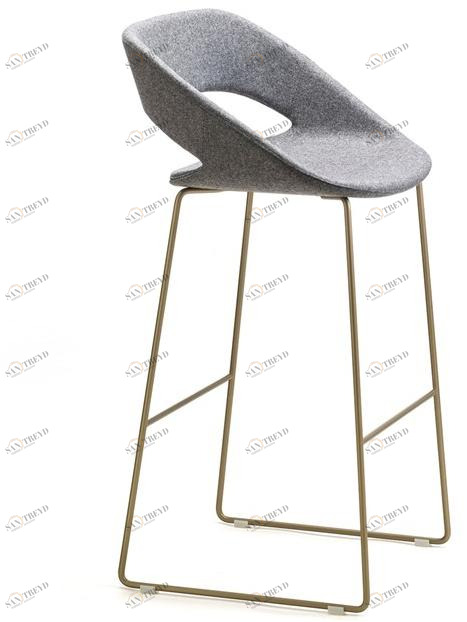 arrmet Высокий табурет из саночной ткани Kabira sun-id-1477422