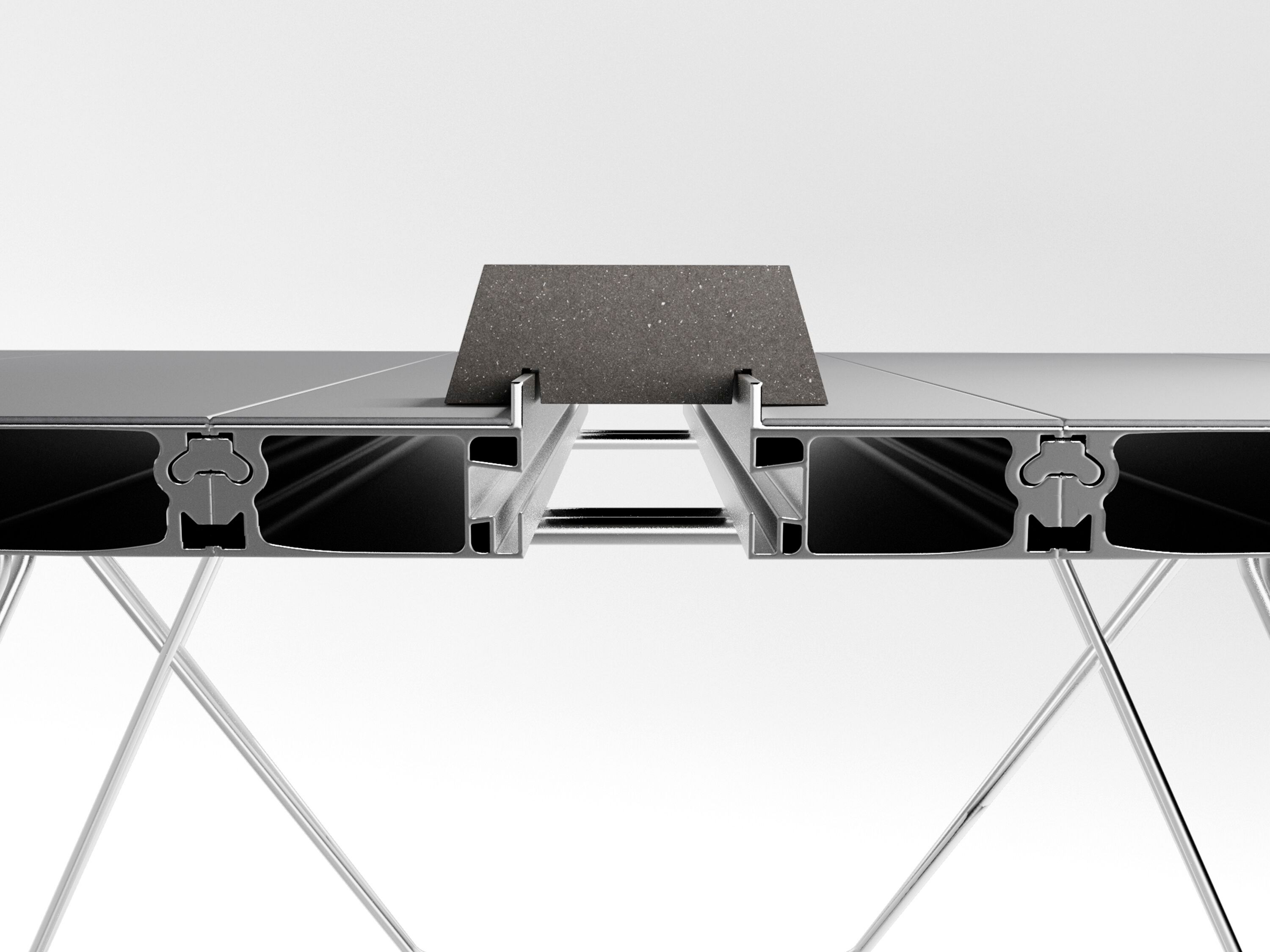 Прямоугольный алюминиевый стол для совещаний BD Barcelona Aluminium ARCH-00148460 - Вид №20