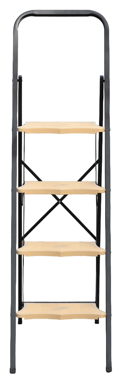 Стремянка c широкими пластиковыми ступенями ALUMET MKP 804 - Вид №3