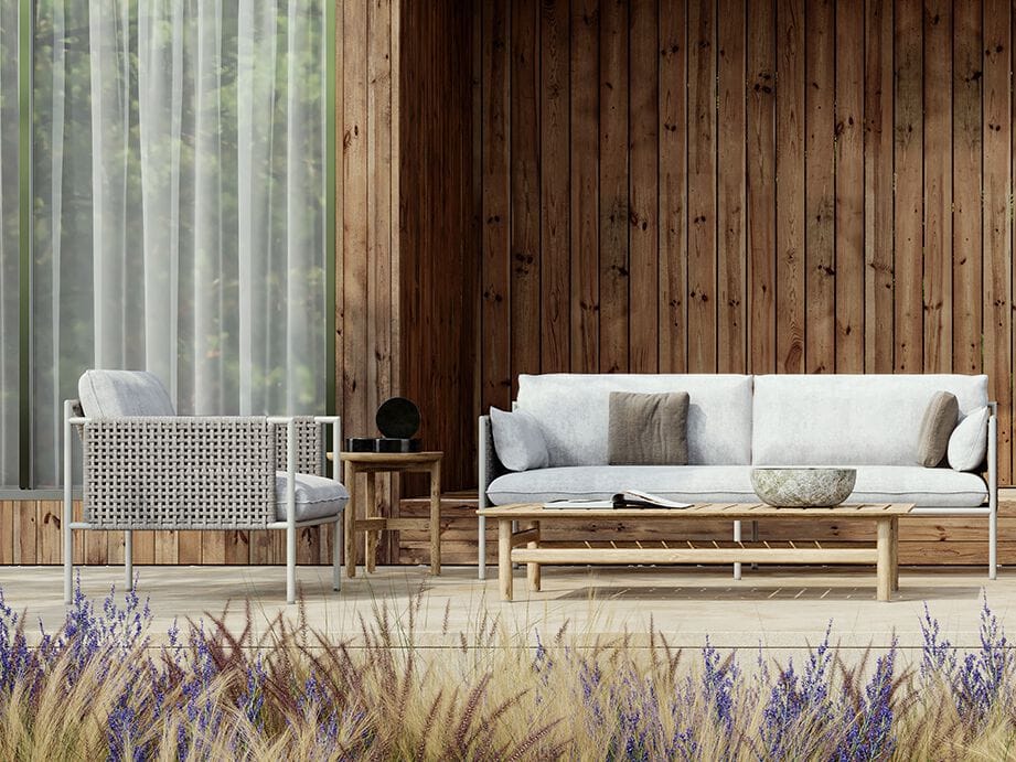 3-местный алюминиевый садовый диван Walters Лето ARCH-00047148 - Вид №5