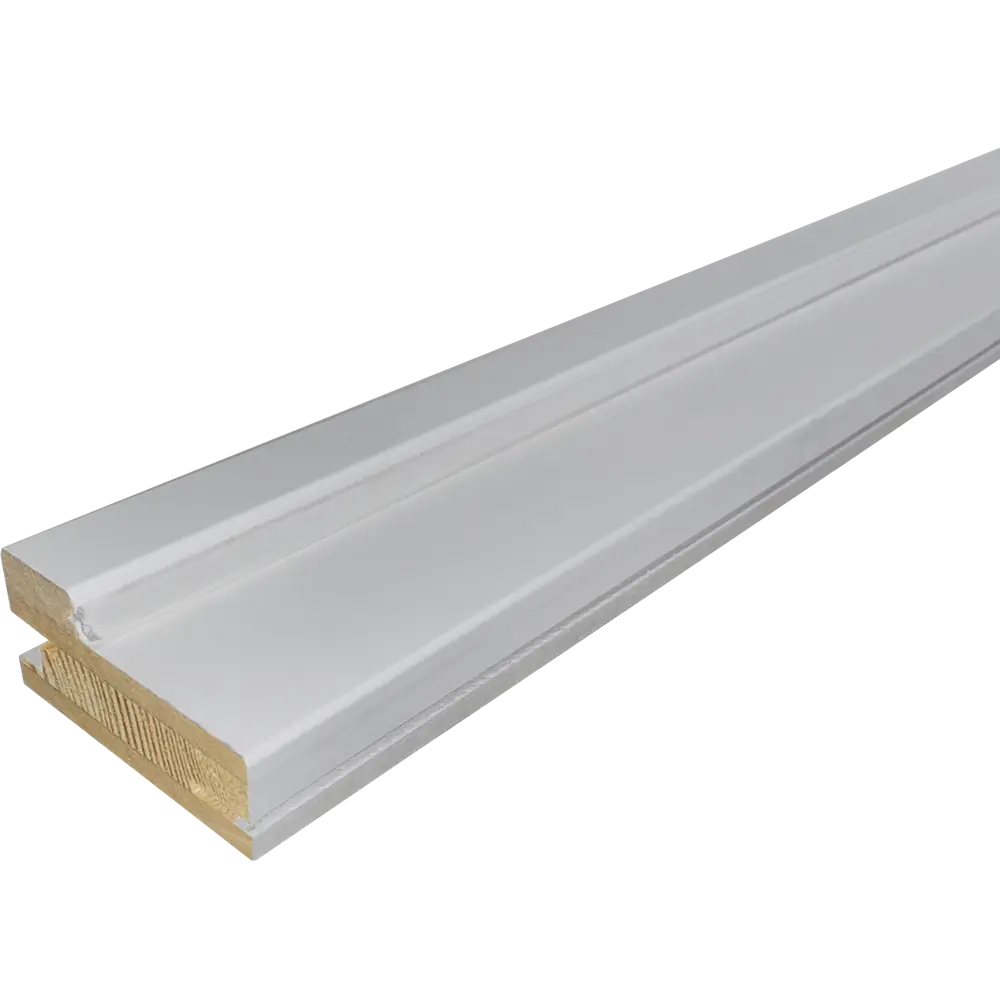 Коробочный брус Аурум/Твинвуд/Ивент 2100х71х28 мм эмаль цвет серый BELWOODDOORS STLM-2002152