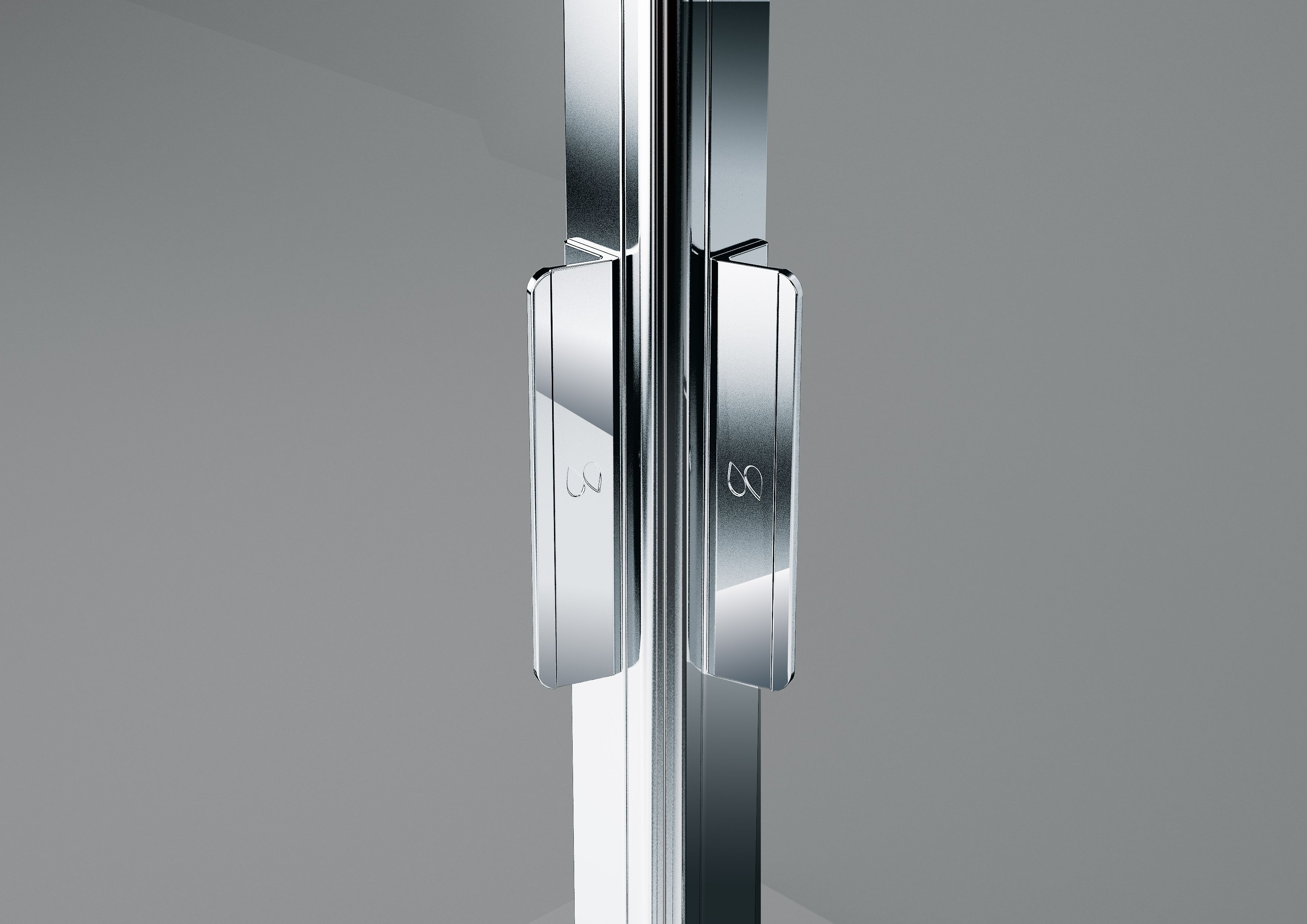 Угловая душевая кабина с распашной дверью Novellini Lunes ARCH-00091859 - Вид №1