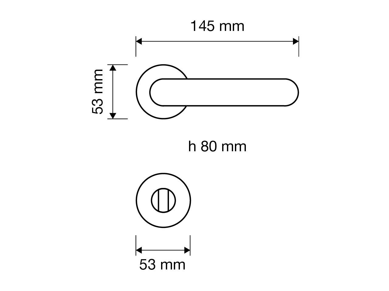 Латунная ручка с насадкой LINEA CALI' Jewel ARCH-00086902 - Вид №4