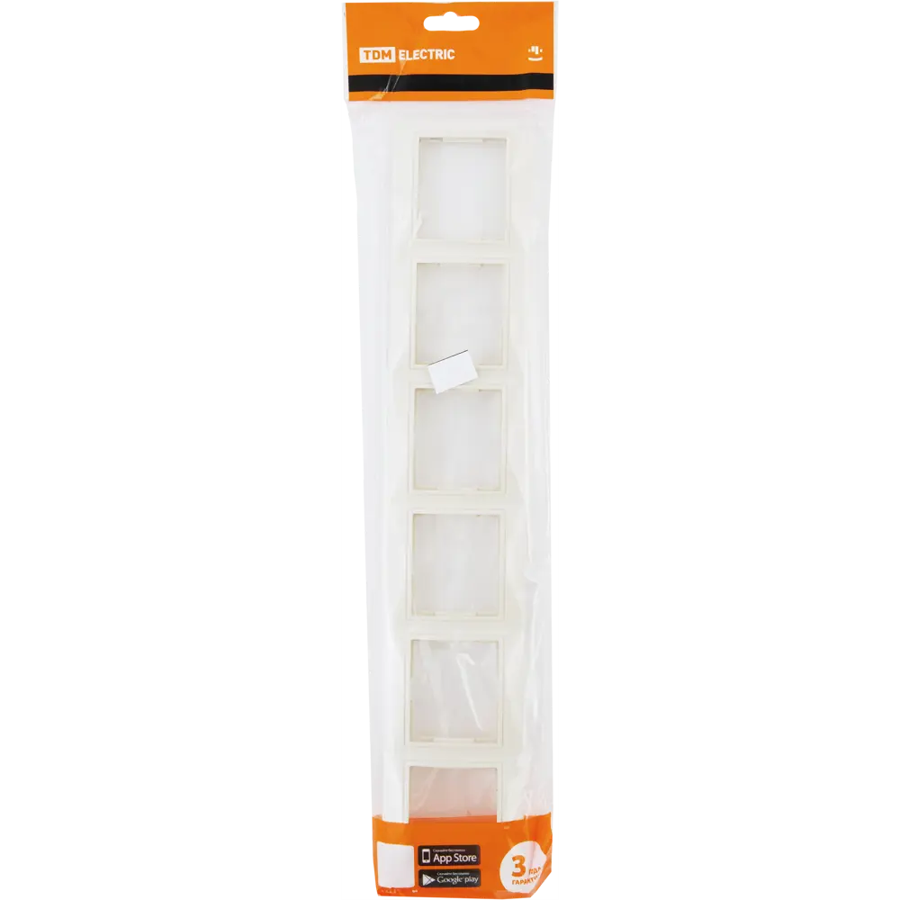 Рамка TDM ELECTRIC Таймыр на 6 розеток в бежевом цвете 85591194 STLM-0064420 - Вид №4